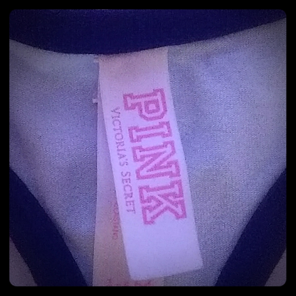 Pink Victoria's Secret sports bra